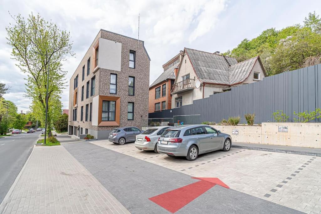 Lägenhet Sky With Free Parking And Balcony & Ac Kaunas